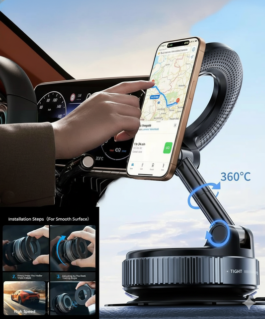 360° Multi-Angle Adjustable Magnetic Car Phone Mount